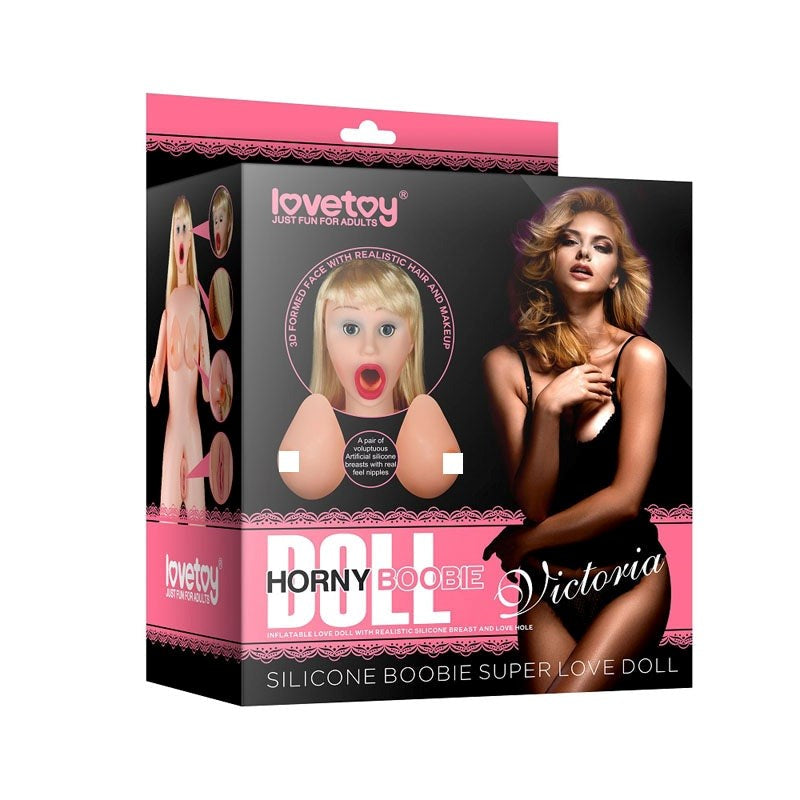 Victoria Horny Blonde Boobie Doll Feel The Perfect Fit - - Love Dolls