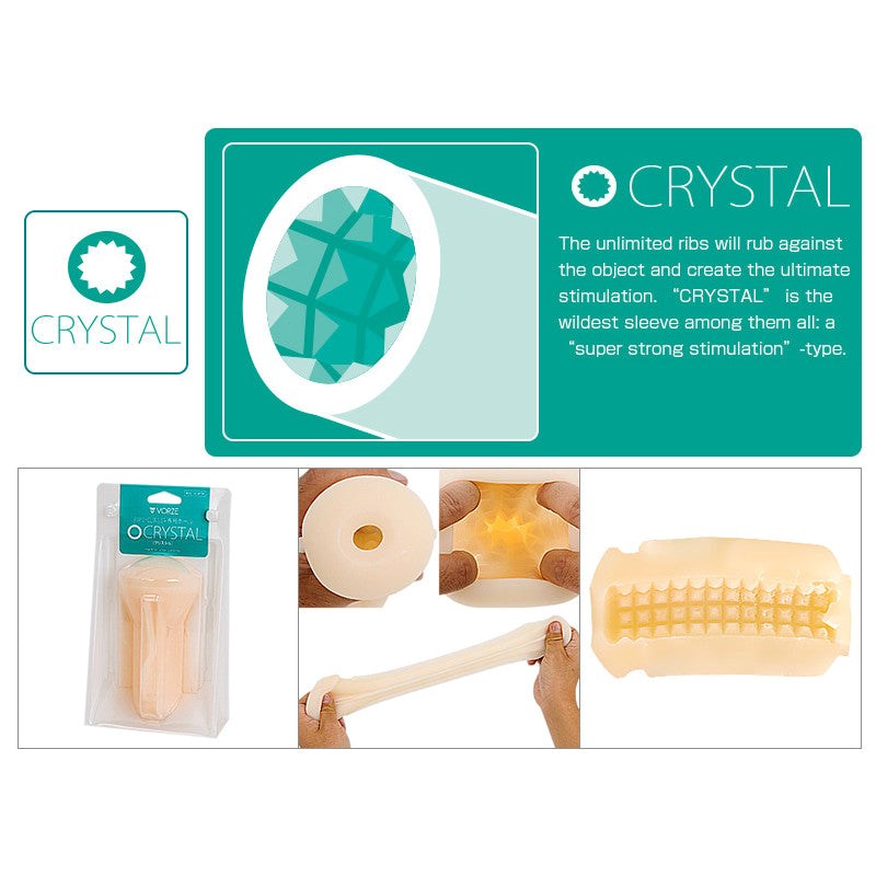 Vorze A10 Cyclone SA Sleeve Crystal - - Pumps, Extenders and Sleeves