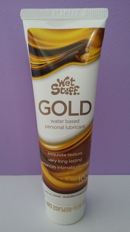 Gel Works Wet Stuff Gold - Silky Smooth Pleasure - - Water Based Lubes
