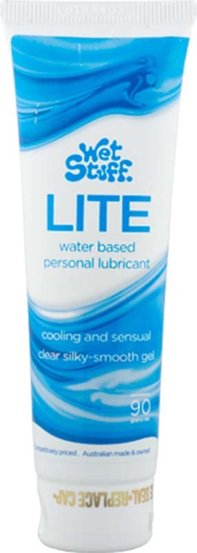 Wet Stuff Lite Water Base Lubricant Solo Fit Options - - Water Based Lubes