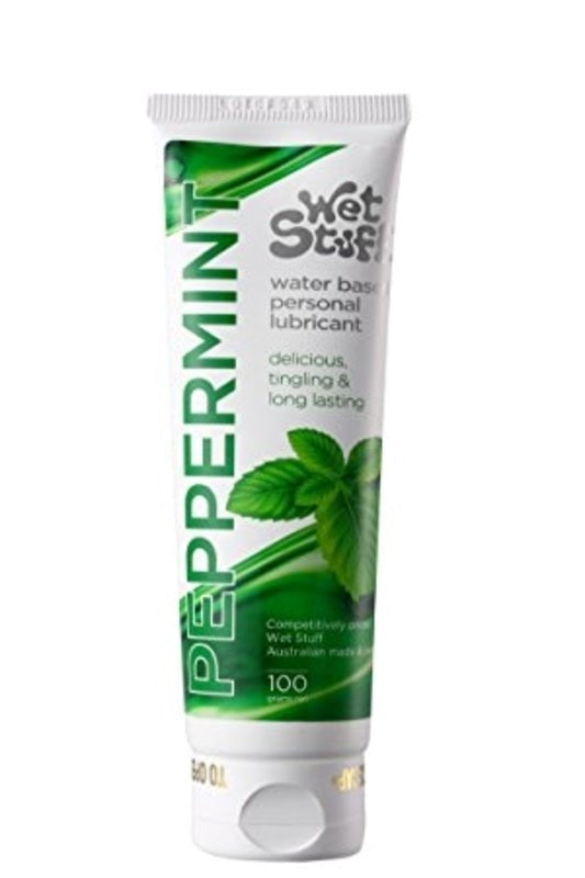 Wet Stuff Peppermint Lubricant Built To Perform - - Water Based Lubes