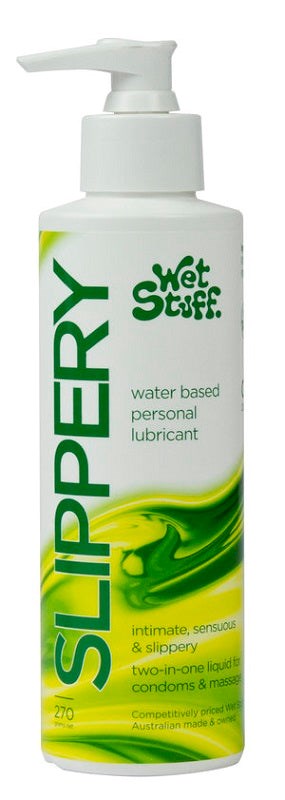 Wet Stuff Slippery Lubricant Feel The Perfect Fit - - Water Based Lubes