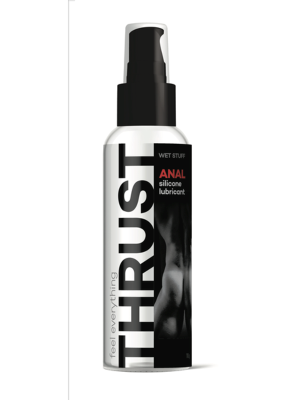 Wet Stuff Thrust Anal Silicone Lubricant 110G Pump Top - - Silicone Based Lubes