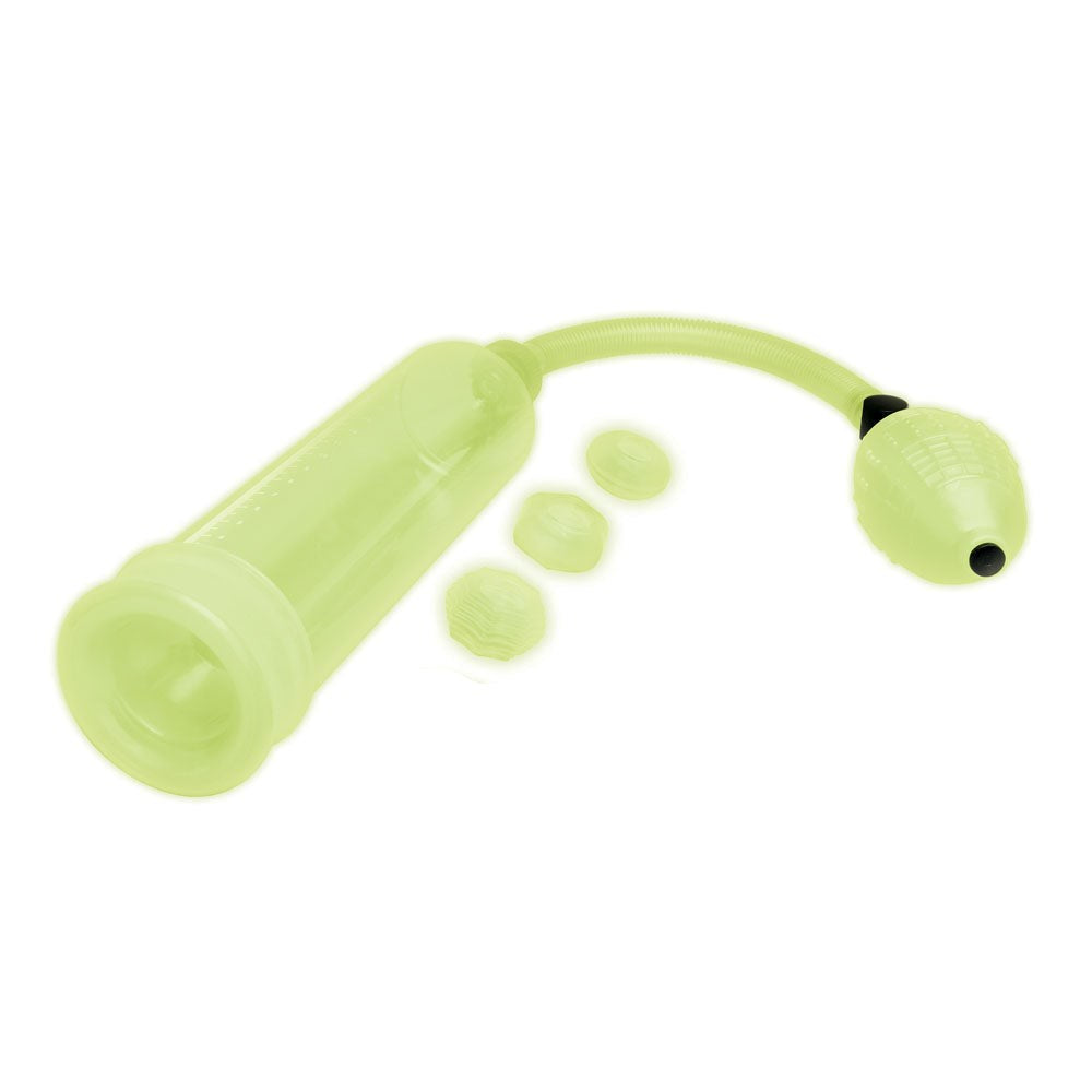 Xgen Products WhipSmart Glow In Dark Penis Pump with Illuminated Enhancement - - Pumps, Extenders and Sleeves