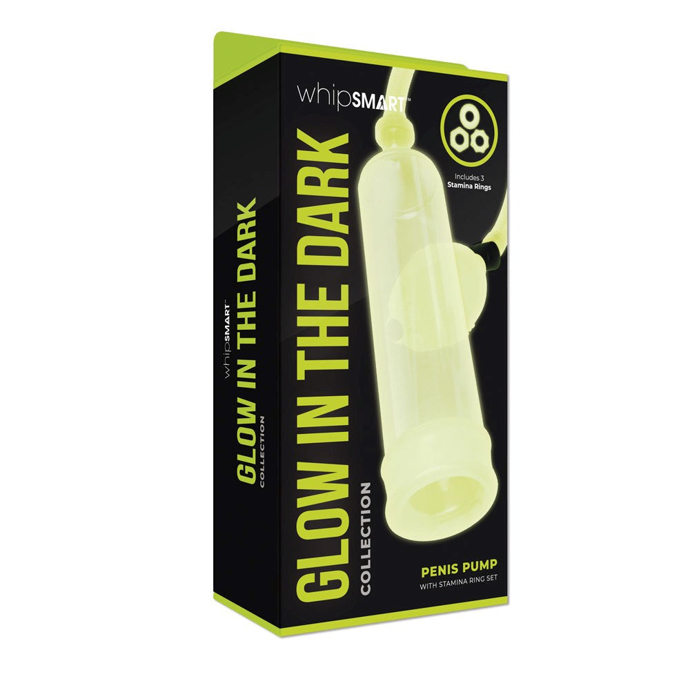 Xgen Products WhipSmart Glow In Dark Penis Pump with Illuminated Enhancement - - Pumps, Extenders and Sleeves