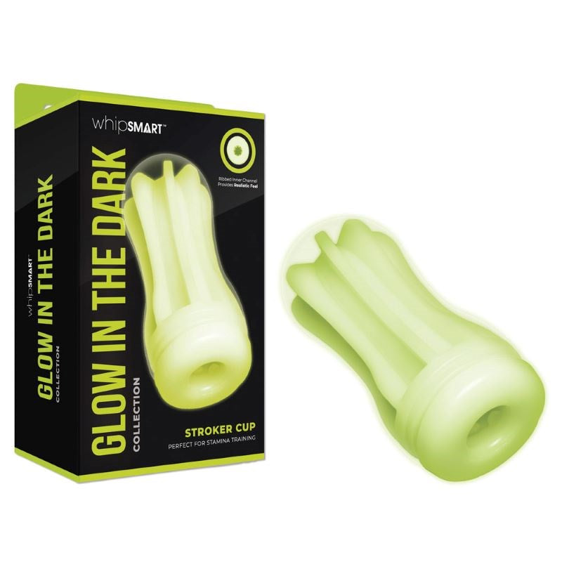 WhipSmart Glow-in-the-Dark Pleasure Stroker - - Masturbators and Strokers