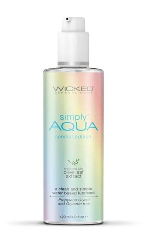 Wicked Simply Aqua Pride Water Based Lube - 120ml - - Lubricants & Lotions