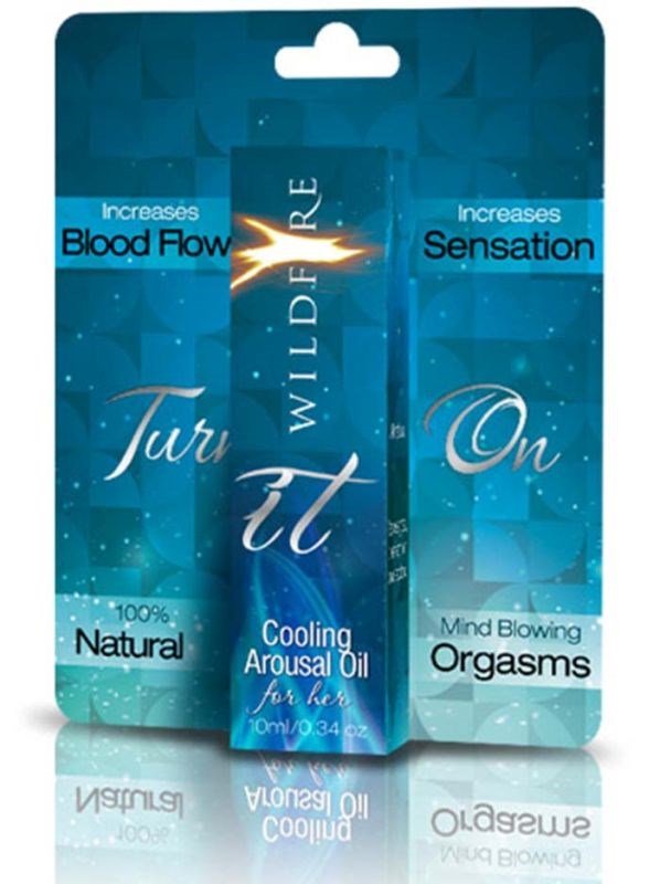 Wildfire Turn It On Arousal Oil Quick Ship Cock Ring - - Delay and Excite Sprays