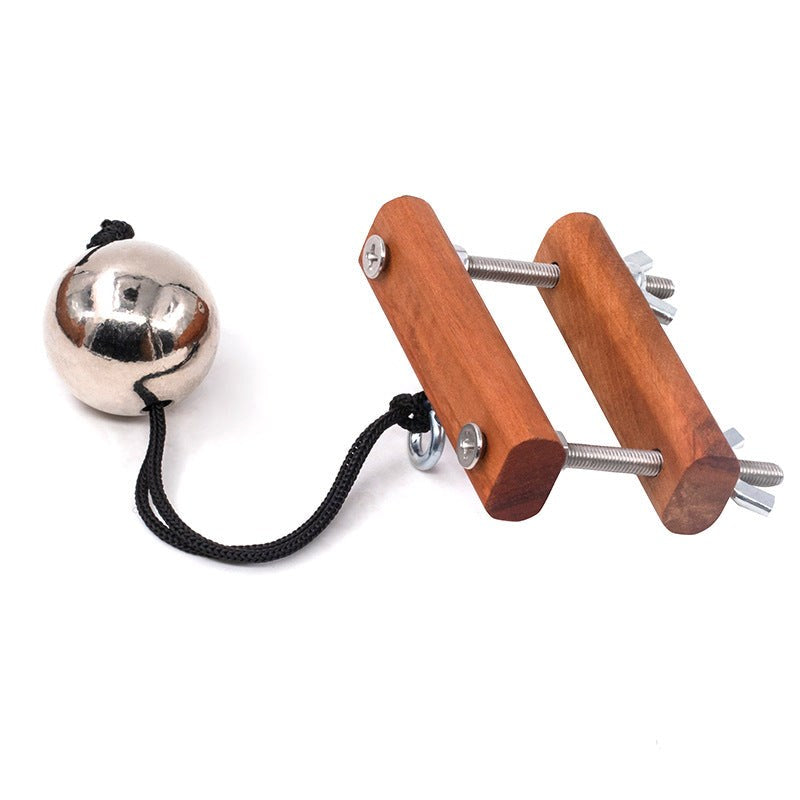 Wooden CBT Scrotum Crusher - - Cuffs And Restraints