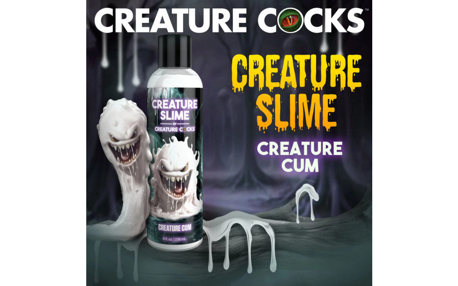 Creature Cocks Slime Cum Unscented Jizz Lubricant 8oz - - Silicone Based Lubes