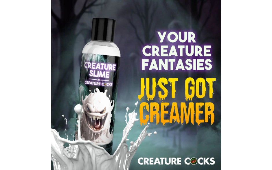 Creature Cocks Slime Cum Unscented Jizz Lubricant 8oz - - Silicone Based Lubes