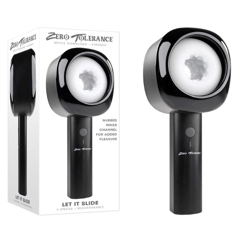 Zero Tolerance Let It Slide Male Stroker Wand - - Masturbators and Strokers