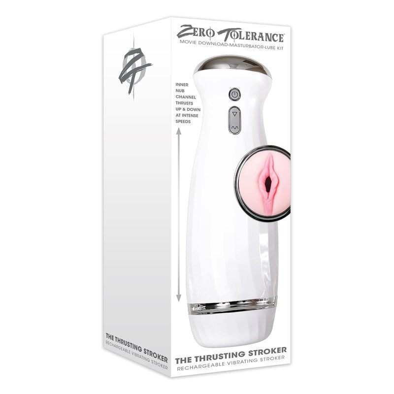Zero Tolerance The Thrusting Rechargeable Stroker - - Masturbators and Strokers