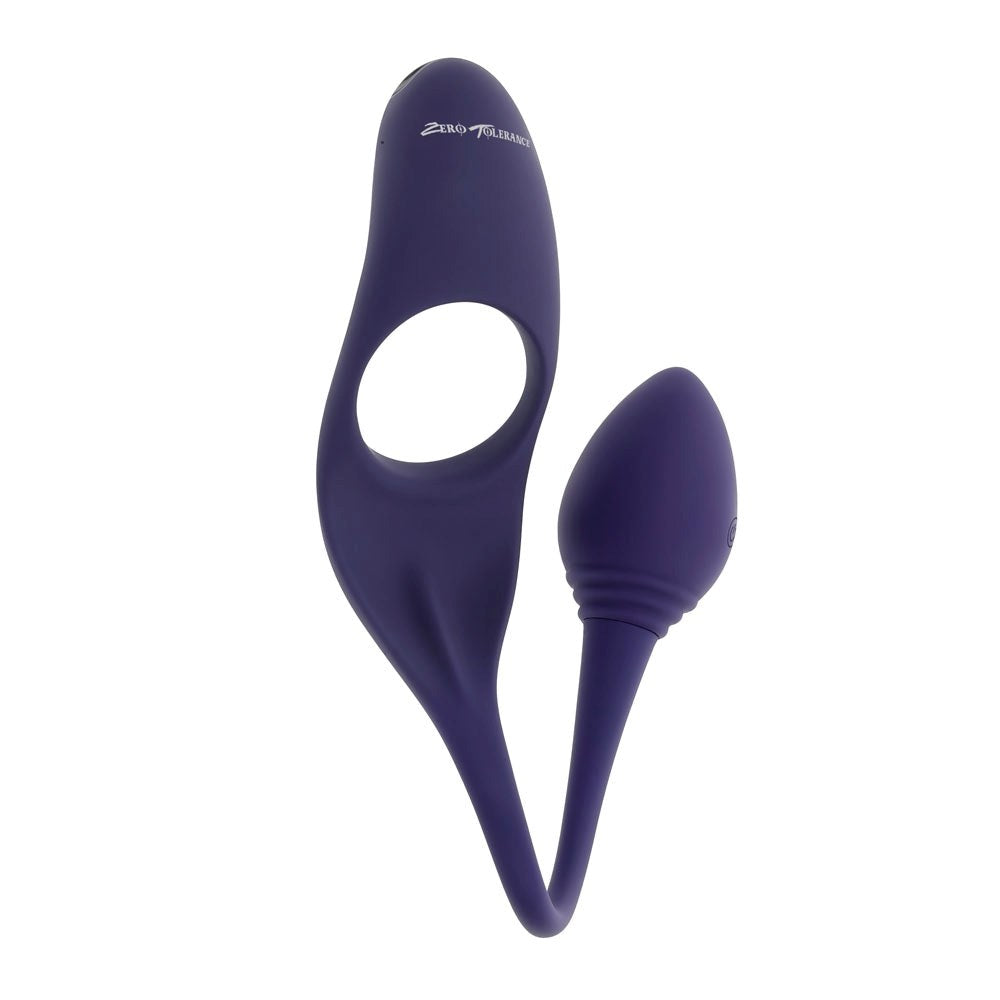 Zero Tolerance Tip To Tail Vibrating Plug & Cock Ring - - Vibrating Cock Rings