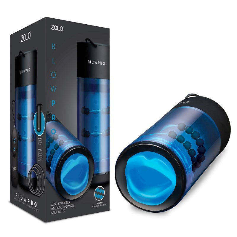 Zolo BlowPro - Dynamic Massaging Pleasure for Solo Experiences - - Masturbators and Strokers