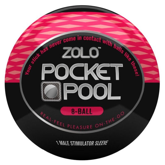 Zolo Pocket Pool Single 8-Ball Daily Dick Ring Pick - - Masturbators and Strokers