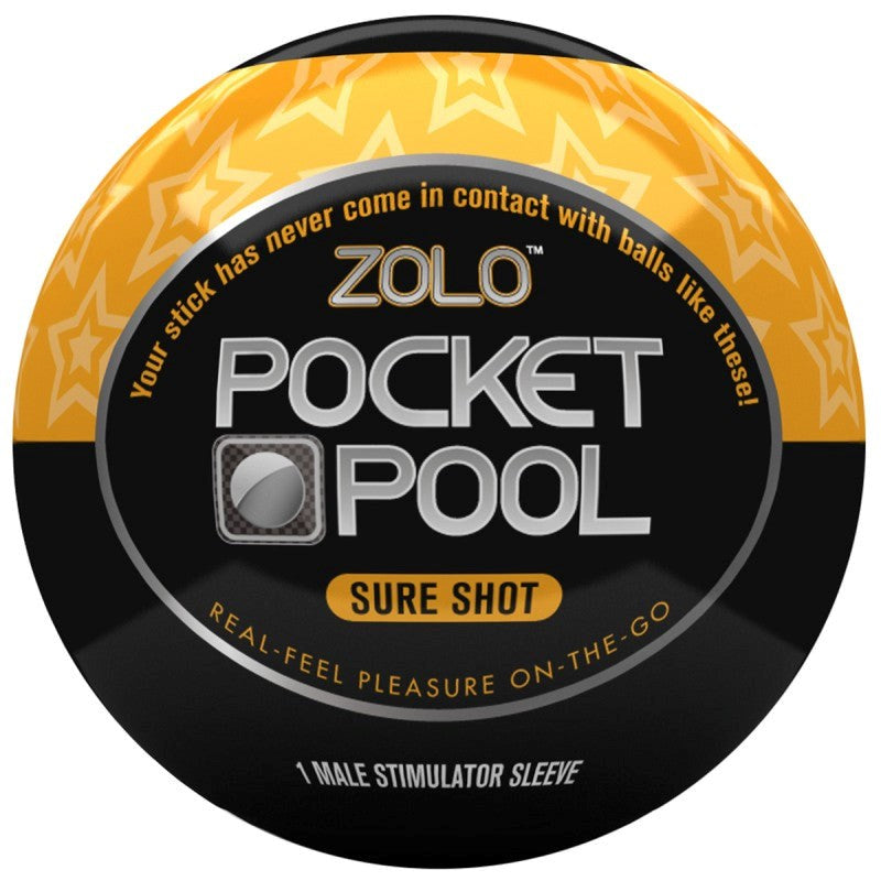 Zolo Pocket Pool Single Sure Shot Shop For Your Cock - - Masturbators and Strokers