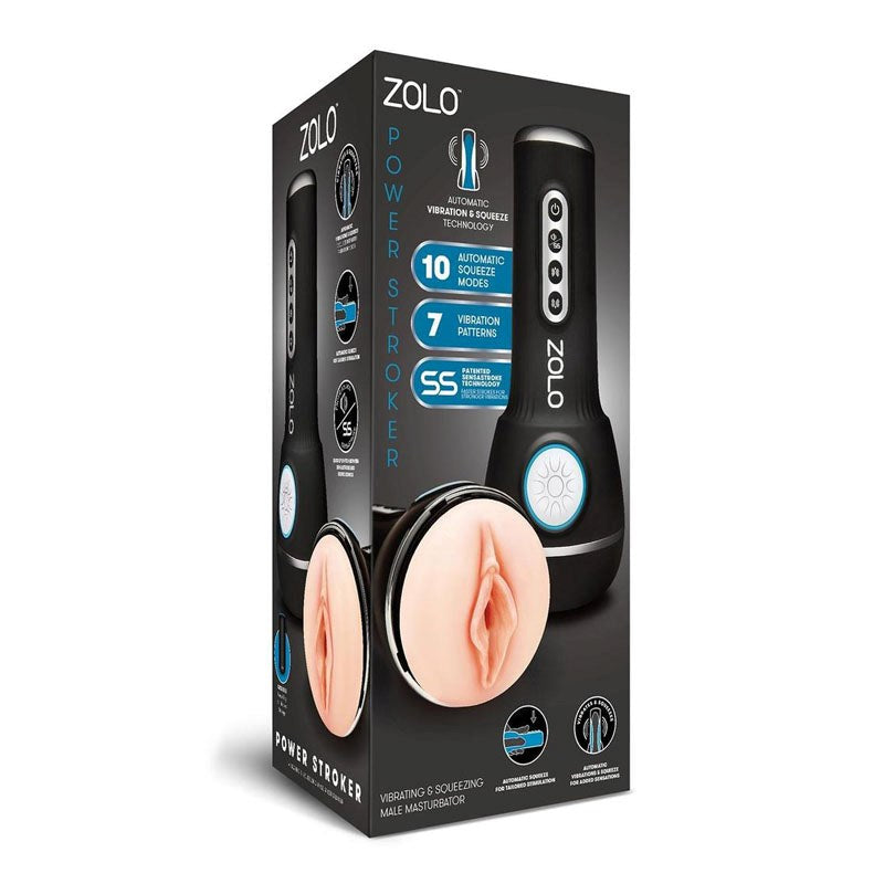 Zolo Power Stroker Male Pleasure Tool - - Masturbators and Strokers