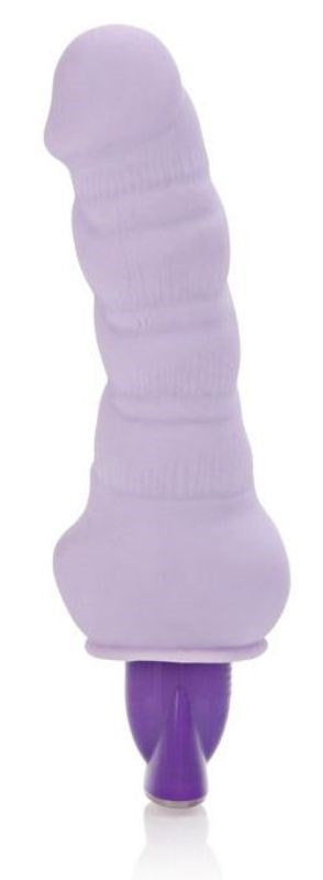 California Exotics 10 Function Pure Bendie Vibrating Dildo Purple - - Realistic Dildos