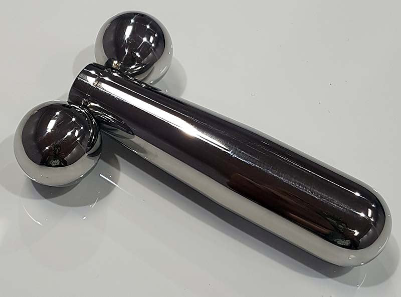 Hells Couture Sculpted Steel Pleasure Massager Premium Steel Dildo - - Dental and Clinical