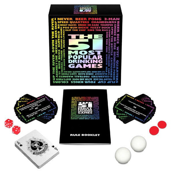 Kheper Games 51 Most Popular Drinking Games Set - - Sex Games, Coupons and Tricks
