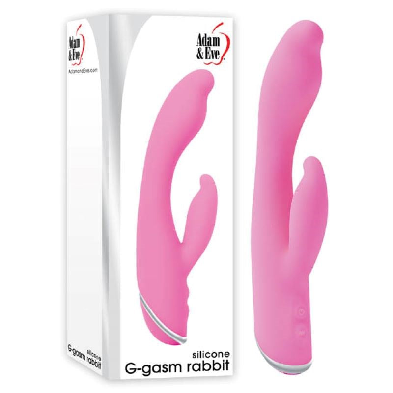 Adam & Eve G Gasm Rabbit Pink Dual Motor Vibrator - - Rabbit Vibrators