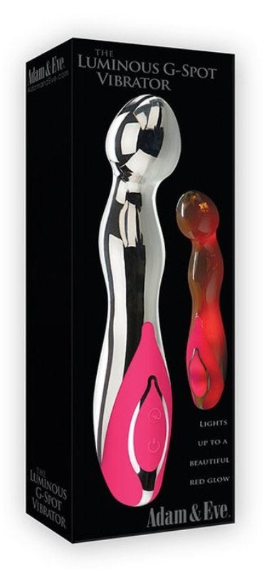 Adam & Eve Radiant Bliss G Spot Vibrator with Luminous Design - - G-Spot Vibrators