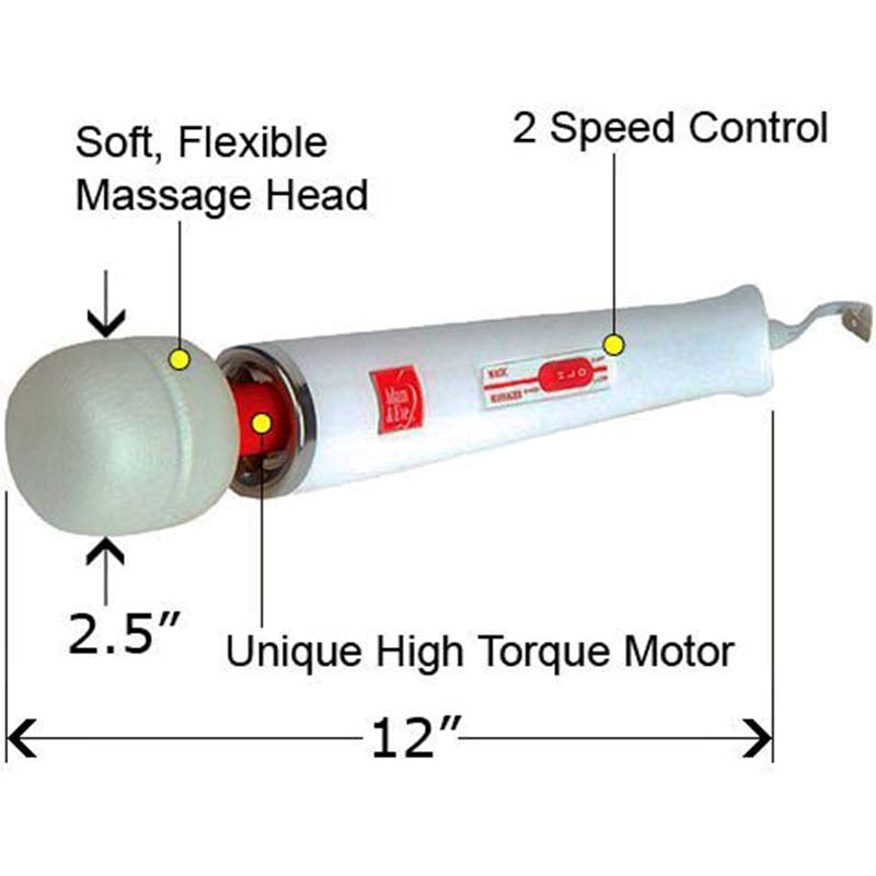 Adam & Eve Magic Massager with Dual Speed Control - - Personal Massagers