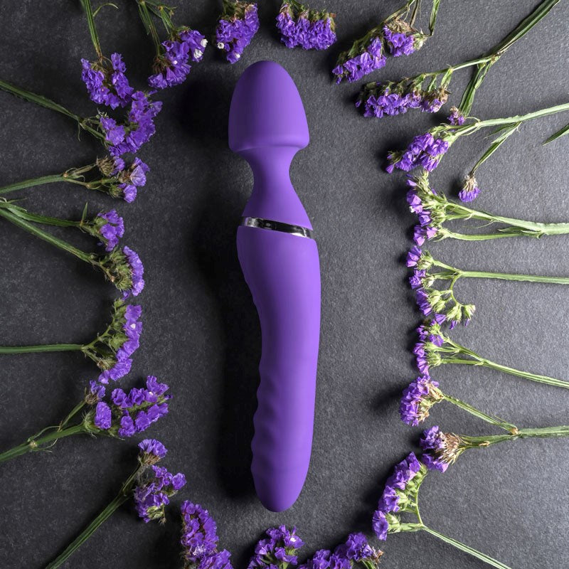 Adam & Eve Dual End Twirling Pleasure Wand Dual Motor - - Body Wands