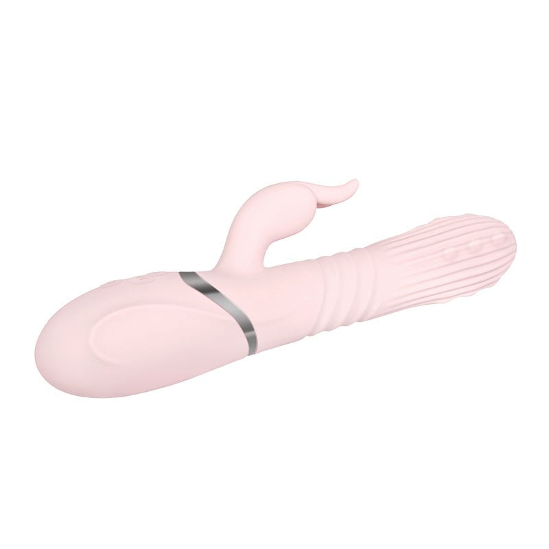 Adam & Eve Pleasure Enhancing Thrusting Vibrator Dual Motion - - Rabbit Vibrators