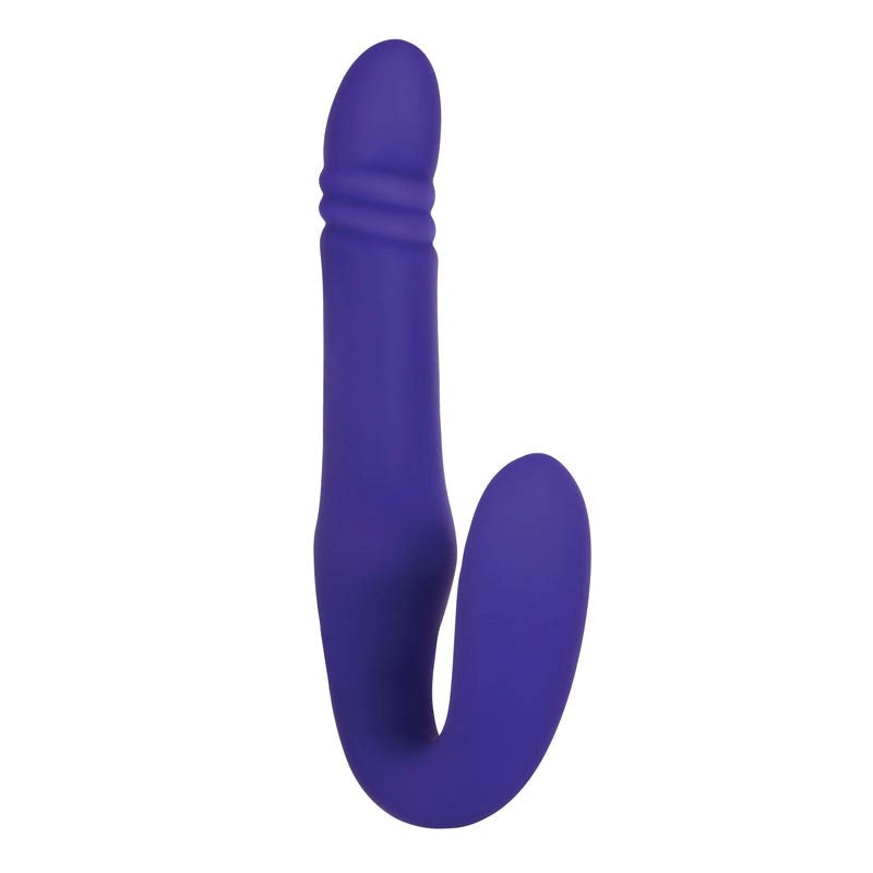 Adam & Eve Thrilling Strapless Strap On with Thrusting Motion - - Strap On Sextoys