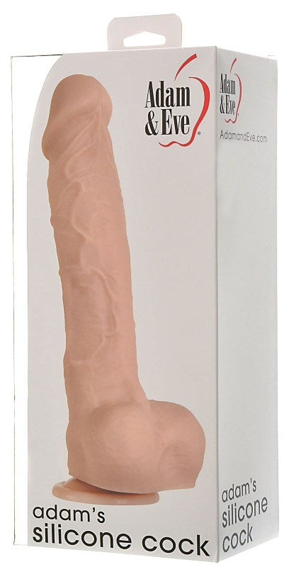Adam & Eve Adams Silicone Cock with Suction Cup - - Realistic Dildos