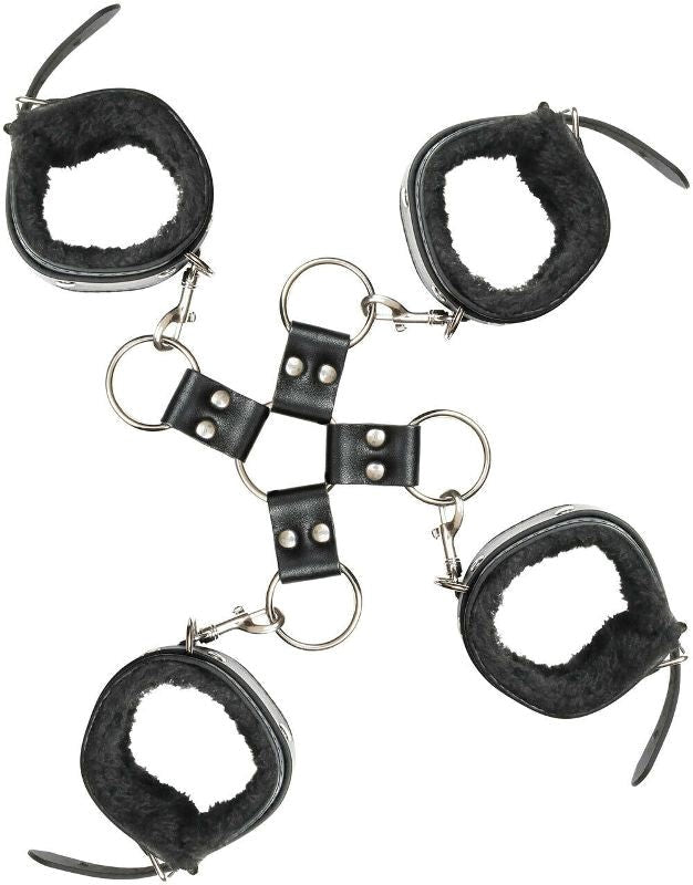 Adam and Eve's Hog Tie Gripping Cock Rings - - Cuffs And Restraints