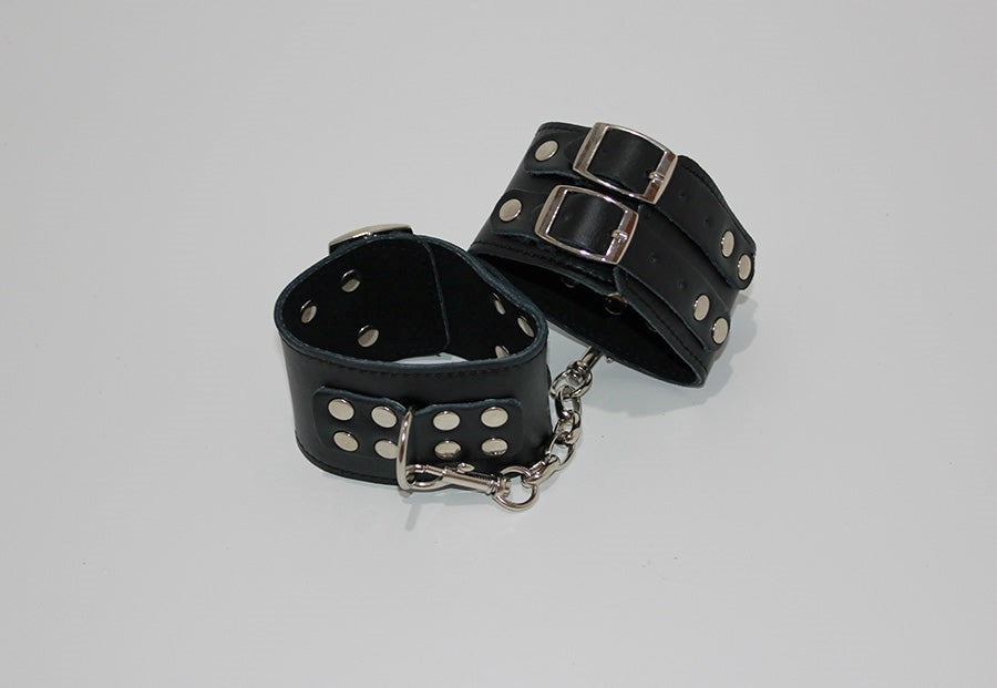 Affordable Bondage Black Wrist Restraints - - Cuffs and Restraints