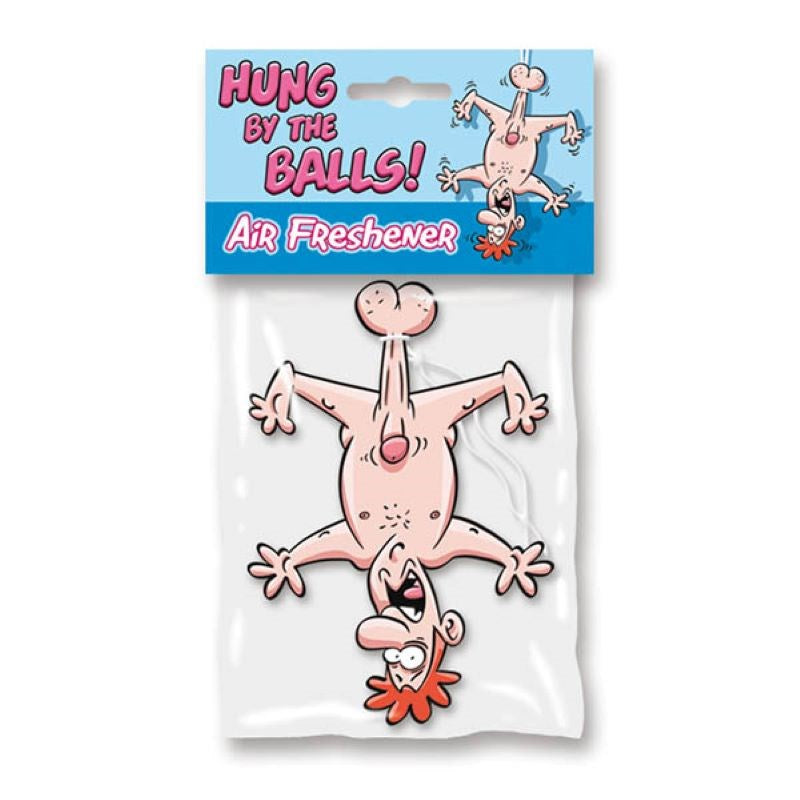 Ozze Creations Air Freshener Hung By The Balls Humorous Car Accessory - - Party Gifts and Novelties