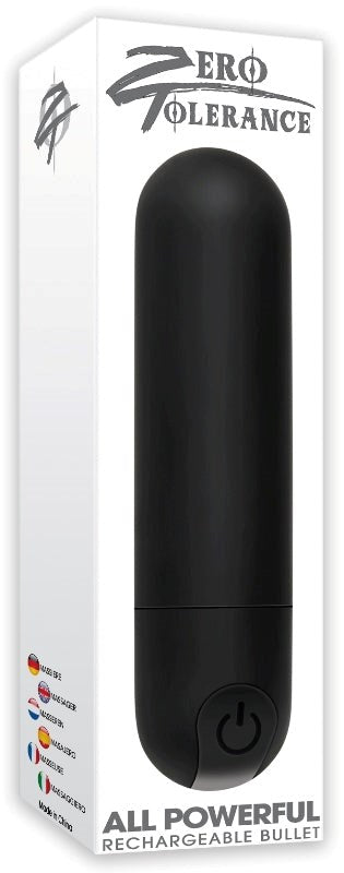 Zero Tolerance All Powerful Rechargeable Bullet Vibrator - - Bullet Vibrators