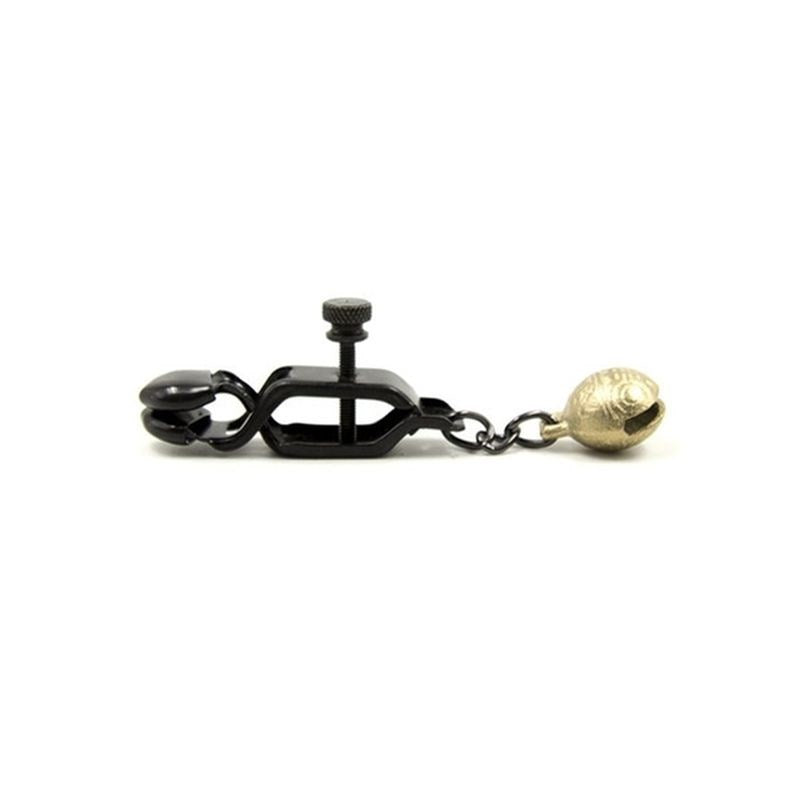BDStyle Alligator Nipple Clamps with Adjustable Pressure and Sensual Bells - - Breast and Nipple Toys