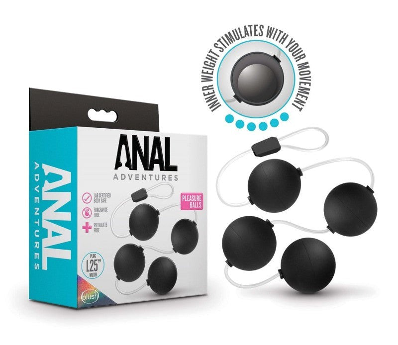 Anal Adventures Pleasure Balls Popular in Australia - - Anal Beads and Balls