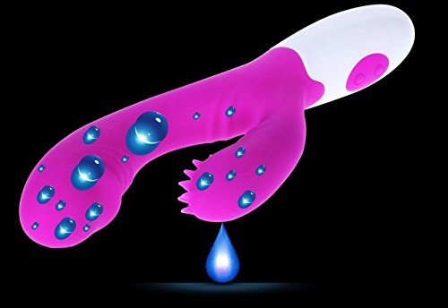 Baile Andre Silicone Rabbit Vibrator with 7 Vibration Functions - - Rabbit Vibrators