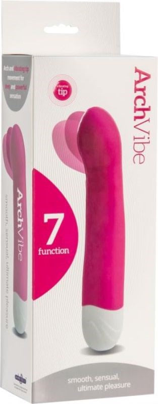 Seven Creations Arch Vibe 7 Functions Curved Clitoral Vibrator - - G-Spot Vibrators