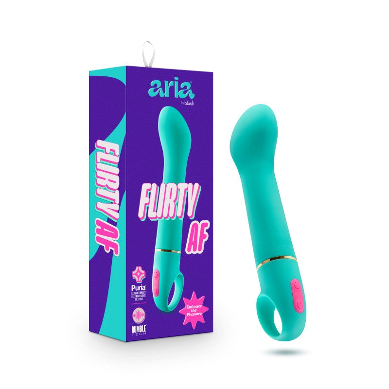 Blush Novelties Aria Flirty AF G Spot Vibrator with 10 Vibration Patterns - - G-Spot Vibrators