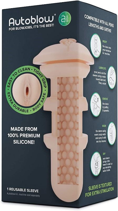Autoblow A.I. Sleeve Vagina CRings That Last - - Masturbators and Strokers