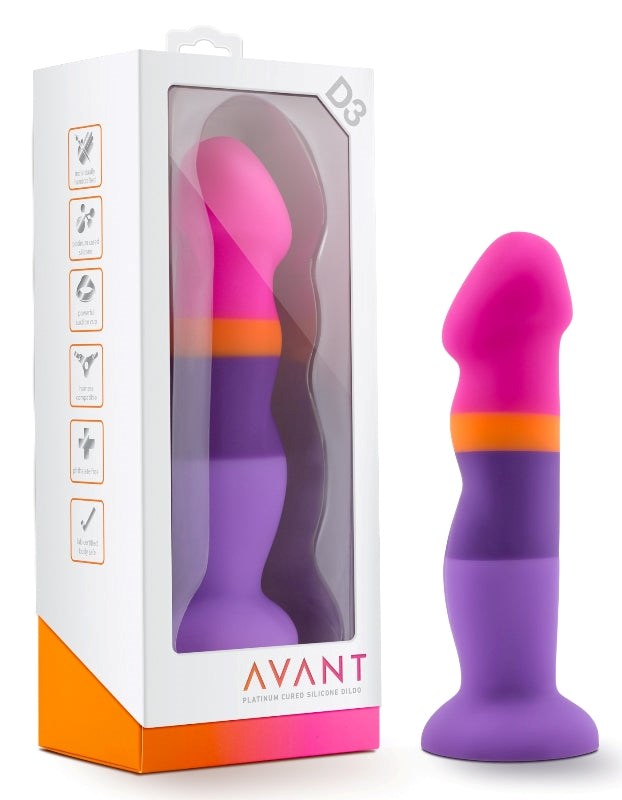 Blush Novelties Avant D3 Summer Fling Sleek Silicone Dildo Versatile - - Realistic Dildos
