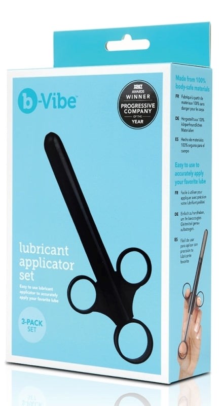 B Vibe Luxury Lubricant Applicator Set Precise Internal Application - - Vibrator Accessories