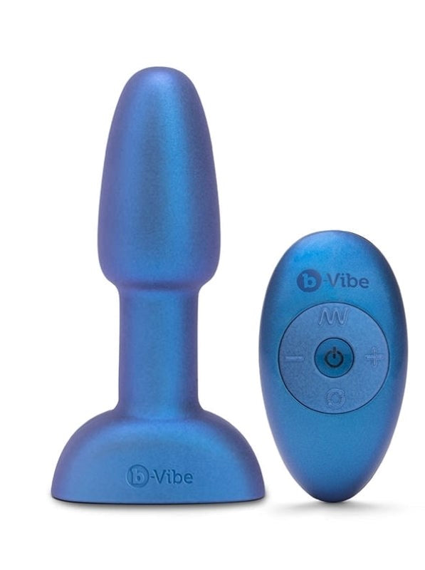B Vibe Rimming Petite Night Sky Limited Edition with Rotating Beads - - Remote Control Vibrators