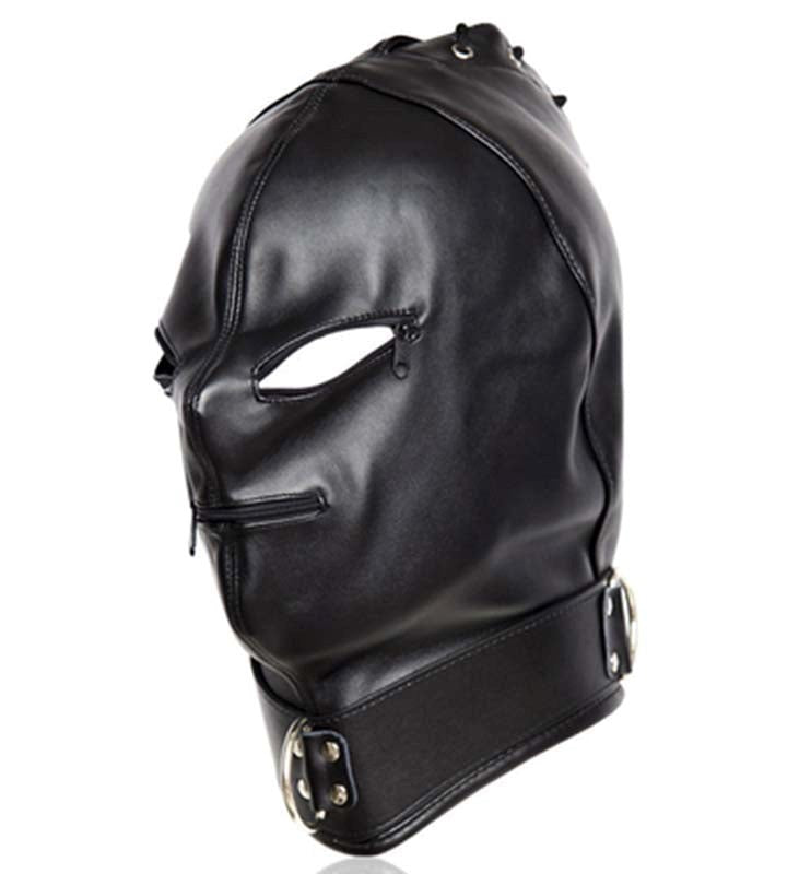 Basic Zipper Hood With O-Ring Collar Your New Favourite - - Bondage Hoods