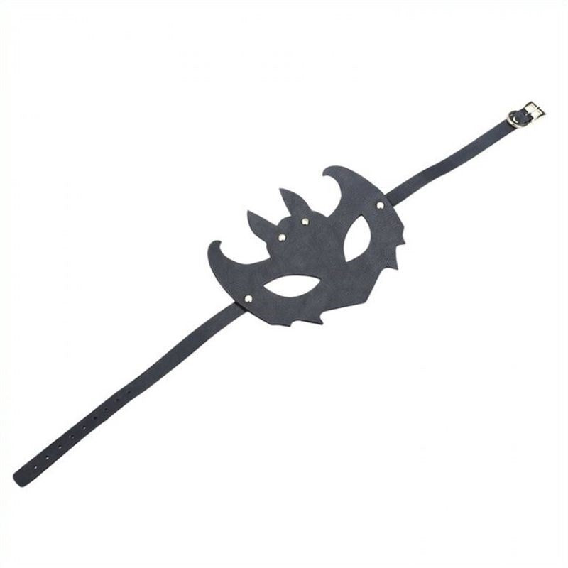 BDStyle BDSM Batman Mask Premium Faux Leather Roleplay Design - - Fancy Dress Ups