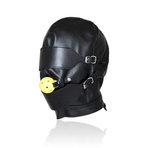 BDSM Supplies Bondage Hood Gripping Cock Rings - - Bondage Hoods