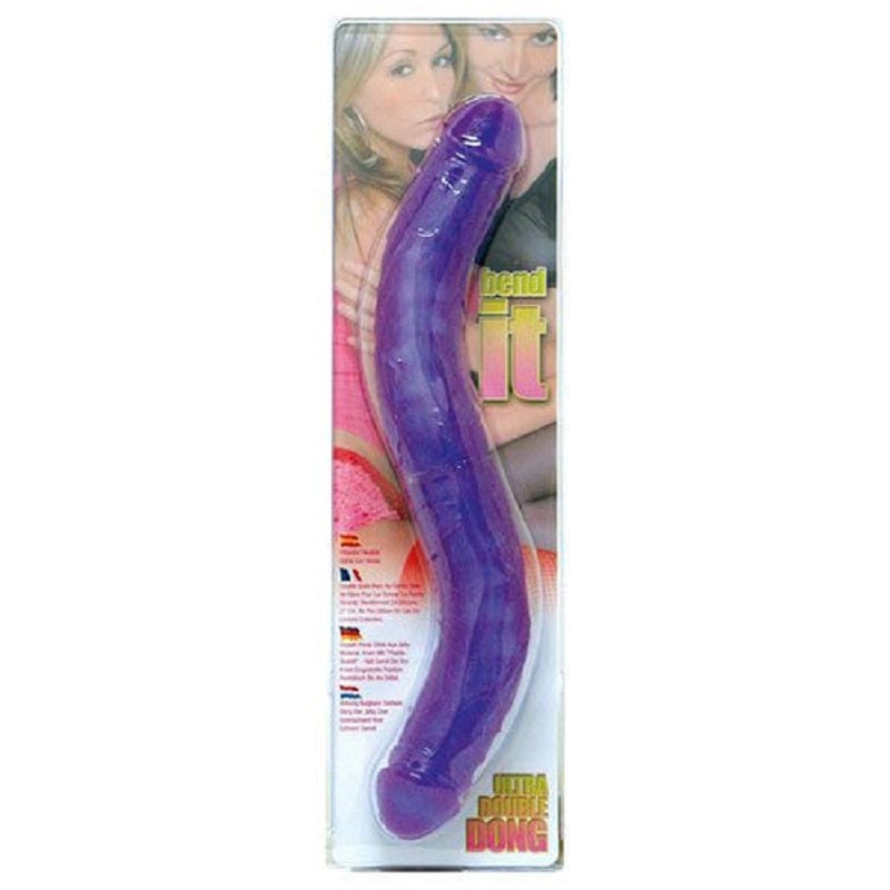 Seven Creations Bend It Ultra Double Dong Lavender 13 Inch Bendable - - Realistic Dildos
