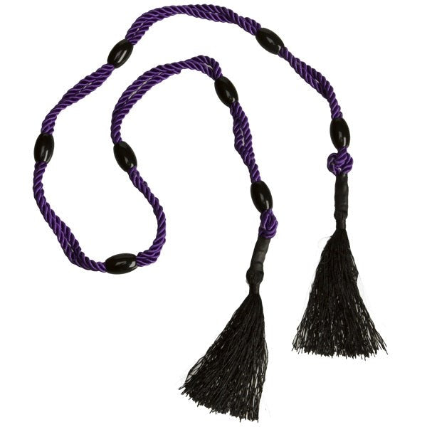 Black Rose Multi Position Beaded Rope Weekend Ready Play - - Cuffs And Restraints